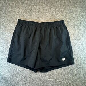 New Balance Core Run Dry 5" Size XL Black Lined Shorts Black Lightweight